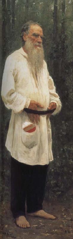 Ilia Efimovich Repin Tolstoy oil painting picture